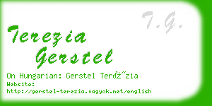 terezia gerstel business card